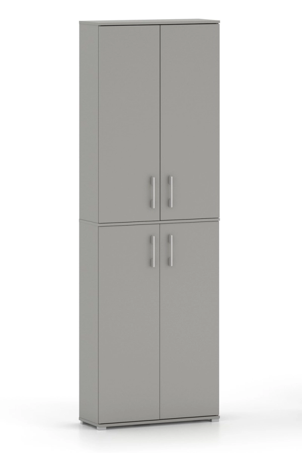 Szafa biurowa Pola 215 - 4D 80cm Szary Arktyczny